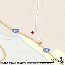 福島県二本松市萩坂219周辺の地図