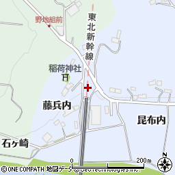 福島県二本松市上川崎藤兵内周辺の地図