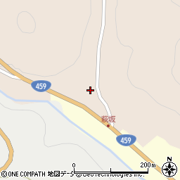 福島県二本松市萩坂204-2周辺の地図