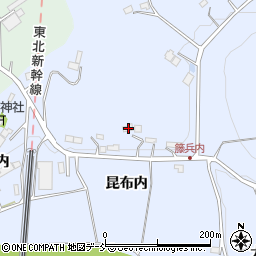 福島県二本松市上川崎昆布内37周辺の地図