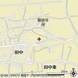 福島県喜多方市塩川町中屋沢台畑周辺の地図
