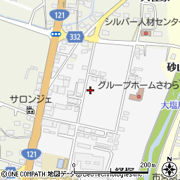 福島県喜多方市塩川町大在家周辺の地図