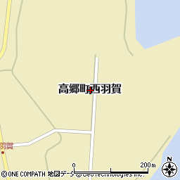 福島県喜多方市高郷町西羽賀周辺の地図