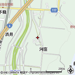 福島県二本松市油井河窪4周辺の地図