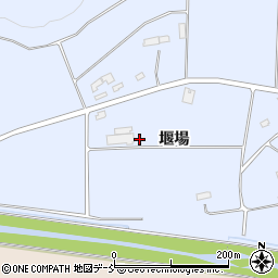 福島県南相馬市原町区上太田堰場周辺の地図