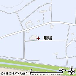 福島県南相馬市原町区上太田（堰場）周辺の地図