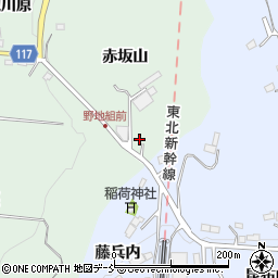 福島県二本松市油井石ヶ崎山周辺の地図