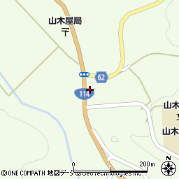 福島県伊達郡川俣町山木屋問屋周辺の地図