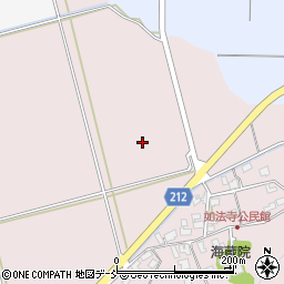新潟県三条市如法寺周辺の地図