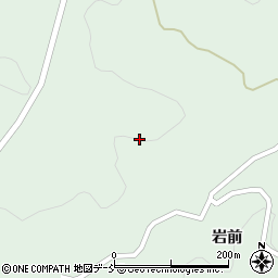 福島県二本松市太田岩後周辺の地図