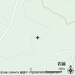 福島県二本松市太田（岩後）周辺の地図