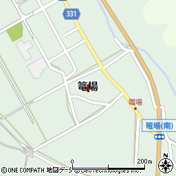 〒955-0036 新潟県三条市篭場の地図