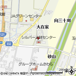 福島県喜多方市塩川町小府根大在家8周辺の地図