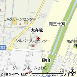 福島県喜多方市塩川町小府根大在家12周辺の地図