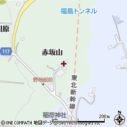 福島県二本松市油井赤坂山25周辺の地図