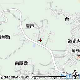 福島県二本松市油井屋戸周辺の地図