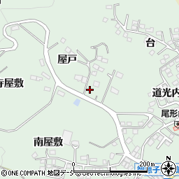 福島県二本松市油井（屋戸）周辺の地図