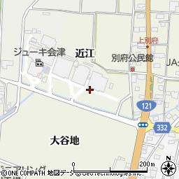 福島県喜多方市塩川町小府根近江周辺の地図