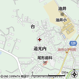 福島県二本松市油井（台）周辺の地図