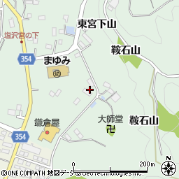 福島県二本松市油井証拠屋敷周辺の地図