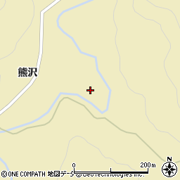 福島県西会津町（耶麻郡）宝坂大字屋敷（森越）周辺の地図