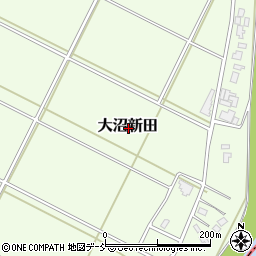 新潟県長岡市大沼新田周辺の地図