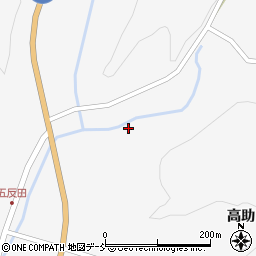 福島県二本松市針道田谷周辺の地図