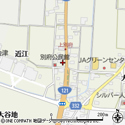 福島県喜多方市塩川町小府根屋敷周辺の地図