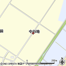 福島県喜多方市塩川町窪中谷地周辺の地図