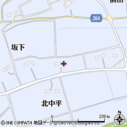 福島県南相馬市原町区上太田坂下周辺の地図