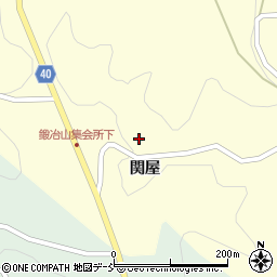 福島県二本松市木幡関屋周辺の地図
