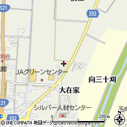 福島県喜多方市塩川町小府根江添周辺の地図