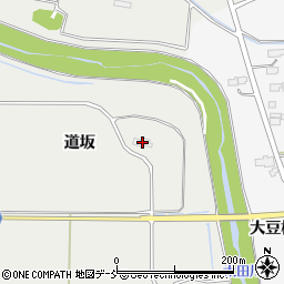 福島県南相馬市原町区益田道坂周辺の地図