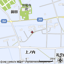 福島県南相馬市原町区上太田上ノ内周辺の地図