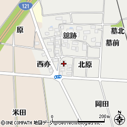 福島県喜多方市塩川町新江木岡田5周辺の地図