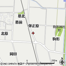 福島県喜多方市塩川町新江木弾正原周辺の地図