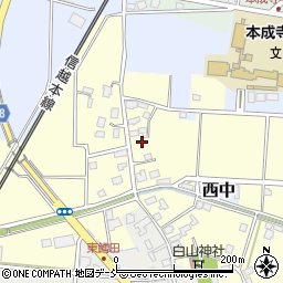 新潟県三条市東鱈田周辺の地図