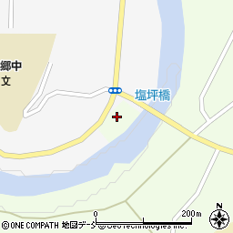 福島県喜多方市高郷町塩坪谷地周辺の地図