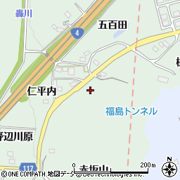 福島県二本松市油井仁平内82周辺の地図