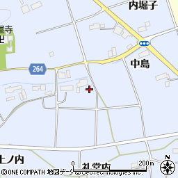 福島県南相馬市原町区上太田中島周辺の地図