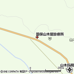 福島警察署山木屋駐在所周辺の地図