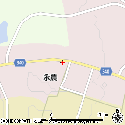福島県喜多方市高郷町夏井永農3558-4周辺の地図
