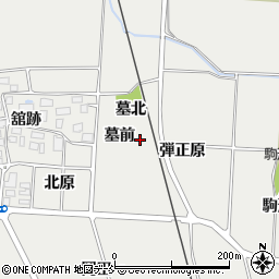 福島県喜多方市塩川町新江木墓東周辺の地図