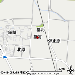 福島県喜多方市塩川町新江木墓前周辺の地図