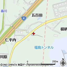 福島県二本松市油井仁平内120-1周辺の地図