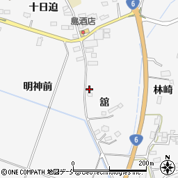 福島県南相馬市原町区大甕舘周辺の地図