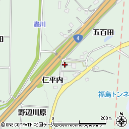 福島県二本松市油井仁平内73周辺の地図