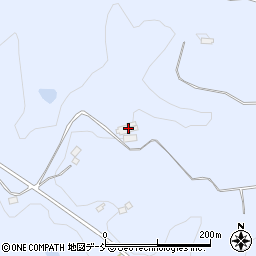 福島県二本松市上川崎狐石周辺の地図