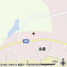福島県喜多方市高郷町夏井永農1420周辺の地図