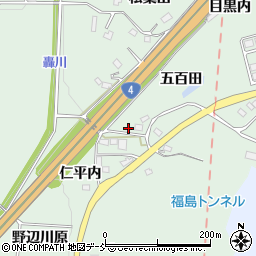 福島県二本松市油井仁平内112-1周辺の地図